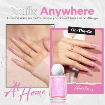 Modelones Quick Dry Pink Nail Polish for Beautiful Nails
