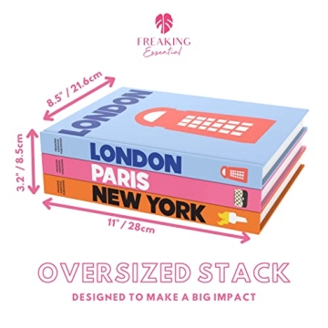 FREAKING ESSENTIAL Decorative Books Set for Home Decor