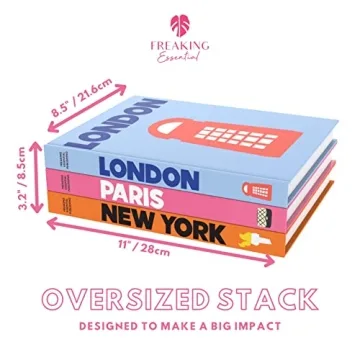 FREAKING ESSENTIAL Decorative Books Set for Home Decor