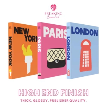 FREAKING ESSENTIAL Decorative Books Set for Home Decor