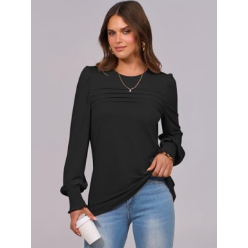 Trendy ANRABESS Long Sleeve Shirts for Women