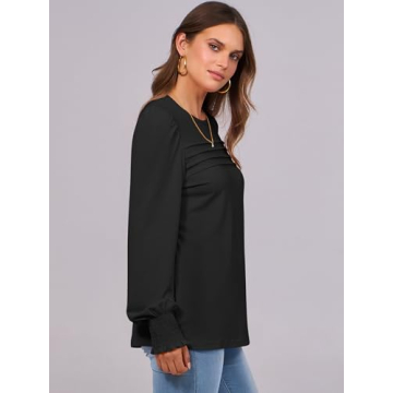 Trendy ANRABESS Long Sleeve Shirts for Women