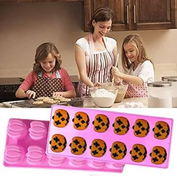 YOUNG TAG Silicone Candy Mold Set - Halloween Pumpkin Molds