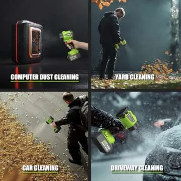 Powerful Electric Cordless Leaf Blower for Easy Cleanup