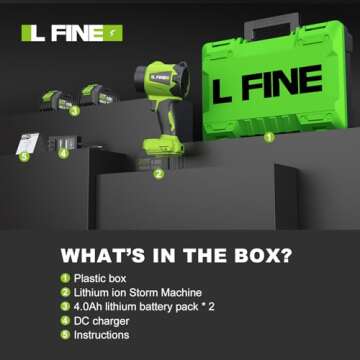 Powerful Electric Cordless Leaf Blower for Easy Cleanup