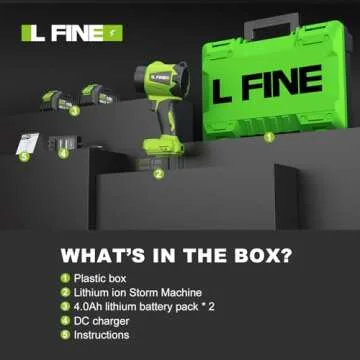 Powerful Electric Cordless Leaf Blower for Easy Cleanup