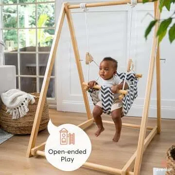 Avenlur Spruce Foldable Baby Swing Set for Ages 6m to 3yrs