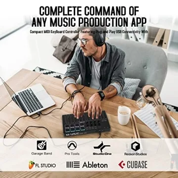 M-VAVE 25 Key MIDI Controller: Wireless Music Creation