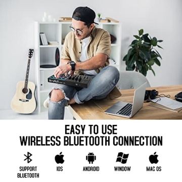 M-VAVE 25 Key MIDI Controller: Wireless Music Creation