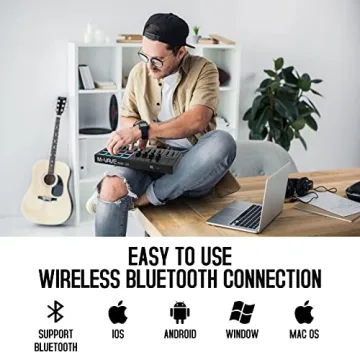 M-VAVE 25 Key MIDI Controller: Wireless Music Creation