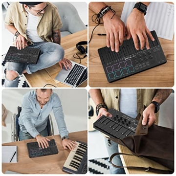 M-VAVE 25 Key MIDI Controller: Wireless Music Creation