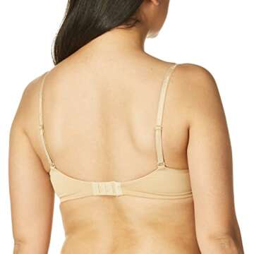 Calvin Klein Women's Constant Convertible Strap Lightly Lined Demi Bra - Bare, 36B