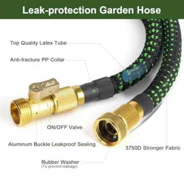 100 FT Expandable Garden Hose with Spray Nozzle