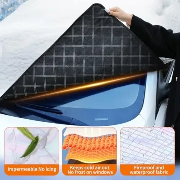 142-Inch Winter Car Cover - Protection Against Elements