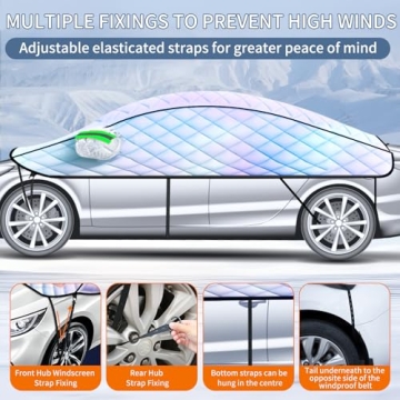 142-Inch Winter Car Cover - Protection Against Elements
