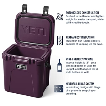 YETI Roadie 24 Cooler Nordic Purple for Outdoor Adventures