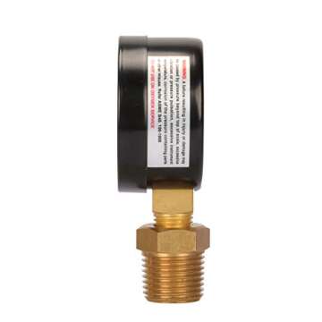 Measureman 2" Well Pump Pressure Gauge, 0-100psi