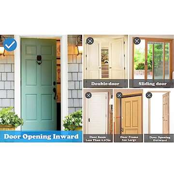 MESTPURER Childproof Solid Metal Security Door Lock