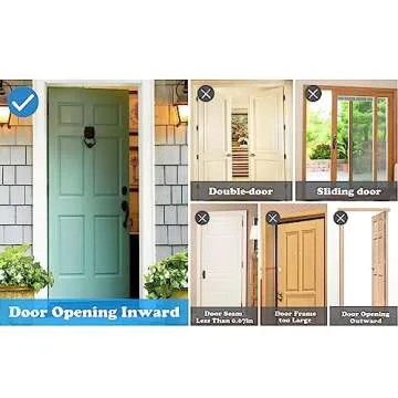 MESTPURER Childproof Solid Metal Security Door Lock