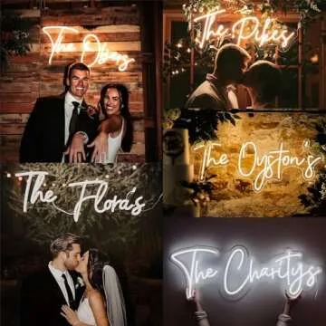 Custom Neon Signs, Neon Sign Customizable for Wall Decor, Led Signs for Bedroom Wedding Birthday Party, Personalized Man Cave Sign Bar Cafe Beauty Shop Business Logo Neon Light (Custom neon Sign)