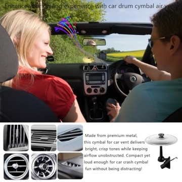 Car Cymbal Air Vent - Fun & Easy Drumming Accessory