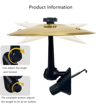 Car Cymbal Air Vent - Fun & Easy Drumming Accessory