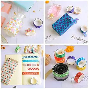 Okyanus 60 Rolls Cute Washi Tape Set for Crafts