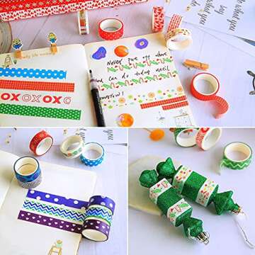Okyanus 60 Rolls Cute Washi Tape Set for Crafts