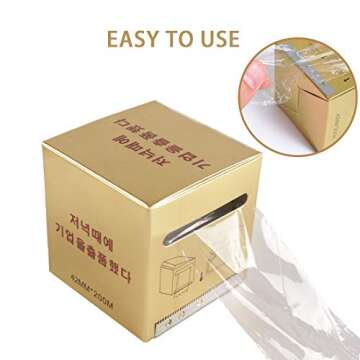 CICITOYWO Disposable Eyebrow Tattoo Plastic Wrap Preservative Saran Barrier Film Microblading Suppli...