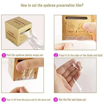 CICITOYWO Eyebrow Tattoo Plastic Wrap for Optimal Beauty Care