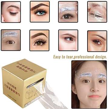 CICITOYWO Eyebrow Tattoo Plastic Wrap for Optimal Beauty Care