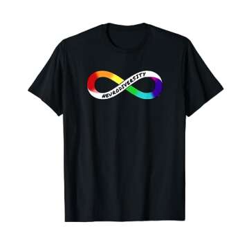 Neurodiversity - Rainbow Infinity for Neurodivergent Pride 2 T-Shirt