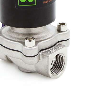 U.S. Solid 1/2" Stainless Steel Electric Solenoid Valve