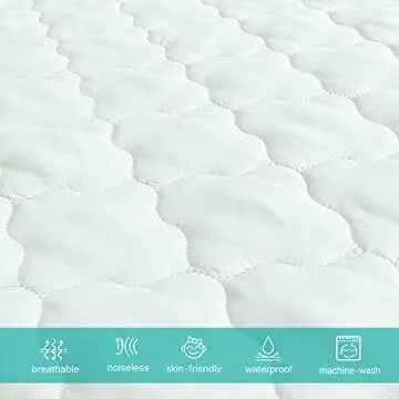 Pack and Play Mattress Pad Protector Waterproof, Pack and Play Sheets Quilted- 39" x 27" Fitted for Graco Playard | Mini & Portable Mattresses -Washable Ultra Soft Padding