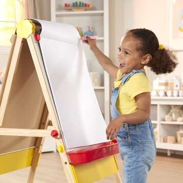 Melissa & Doug Art Essentials Easel Pad (17 x 20 inches) With 50 Sheets of White Bond Paper