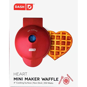 Dash Mini Waffle Iron Heart: Keto Recipes Included