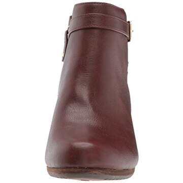 Dr. Scholl's Shoes Women's Double Ankle Boot, Copper Brown, 10 W US