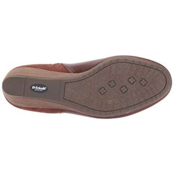 Dr. Scholl's Shoes Women's Double Ankle Boot, Copper Brown, 10 W US