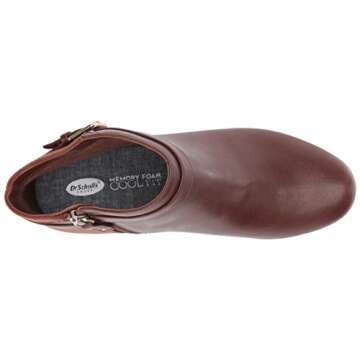 Dr. Scholl's Shoes Women's Double Ankle Boot, Copper Brown, 10 W US