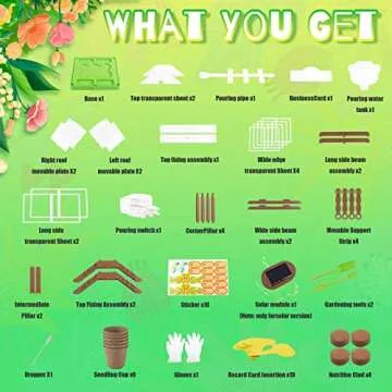 YOZEB Kids Plant Growing Kit - Educational Gardening Gift Set