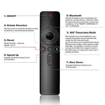 13 inch White Smart Turntable Large Rotating Display Stand with Remote Commercial Product Photography Turntable 99lb Capacity 360 Photo Booth from Shot to Export in Minutes