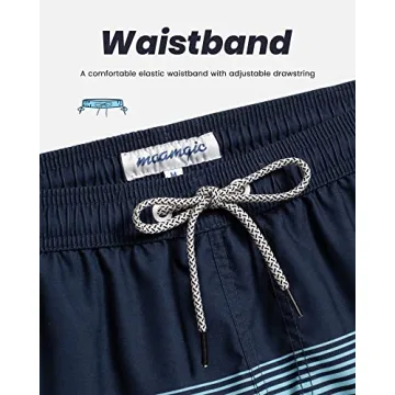Stylish Quick Dry Maamgic Mens Swim Trunks for Summer Fun