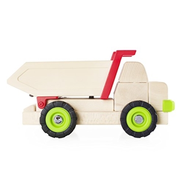 Guidecraft Big Dump Truck - Wooden Educational Toy for Kids