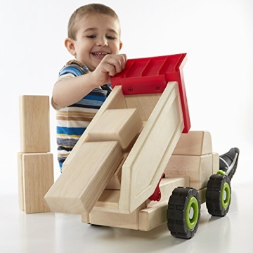 Guidecraft Big Dump Truck - Wooden Educational Toy for Kids