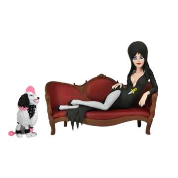 NECA - Elvira on Couch (Toony Terrors) 6" Action Figure Boxed Set