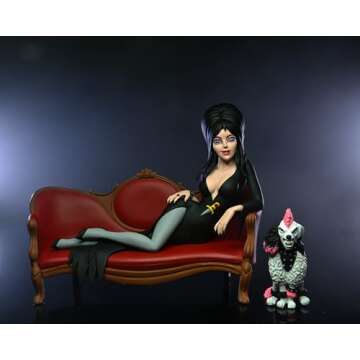 NECA - Elvira on Couch (Toony Terrors) 6" Action Figure Boxed Set