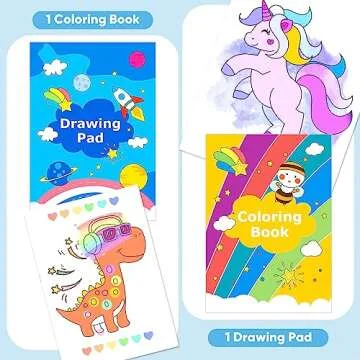 iBayam Coloring Set for Kids, Cute Preppy School Stuff, 149-Pack Sketching Drawing Supplies Kids Painting Kits Art Set Teen Art Kits, Drawing Pad, Coloring Book, Crayons, Pastels, Pencils, Pens