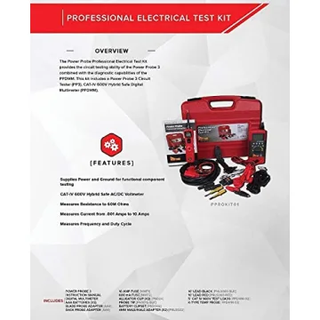 Power Probe Test Kit with Multimeter - Professional Grade