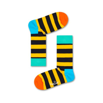 Happy Socks Colorful Striped Crew Socks 4-Pack Gift Box