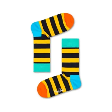 Happy Socks Colorful Striped Crew Socks 4-Pack Gift Box